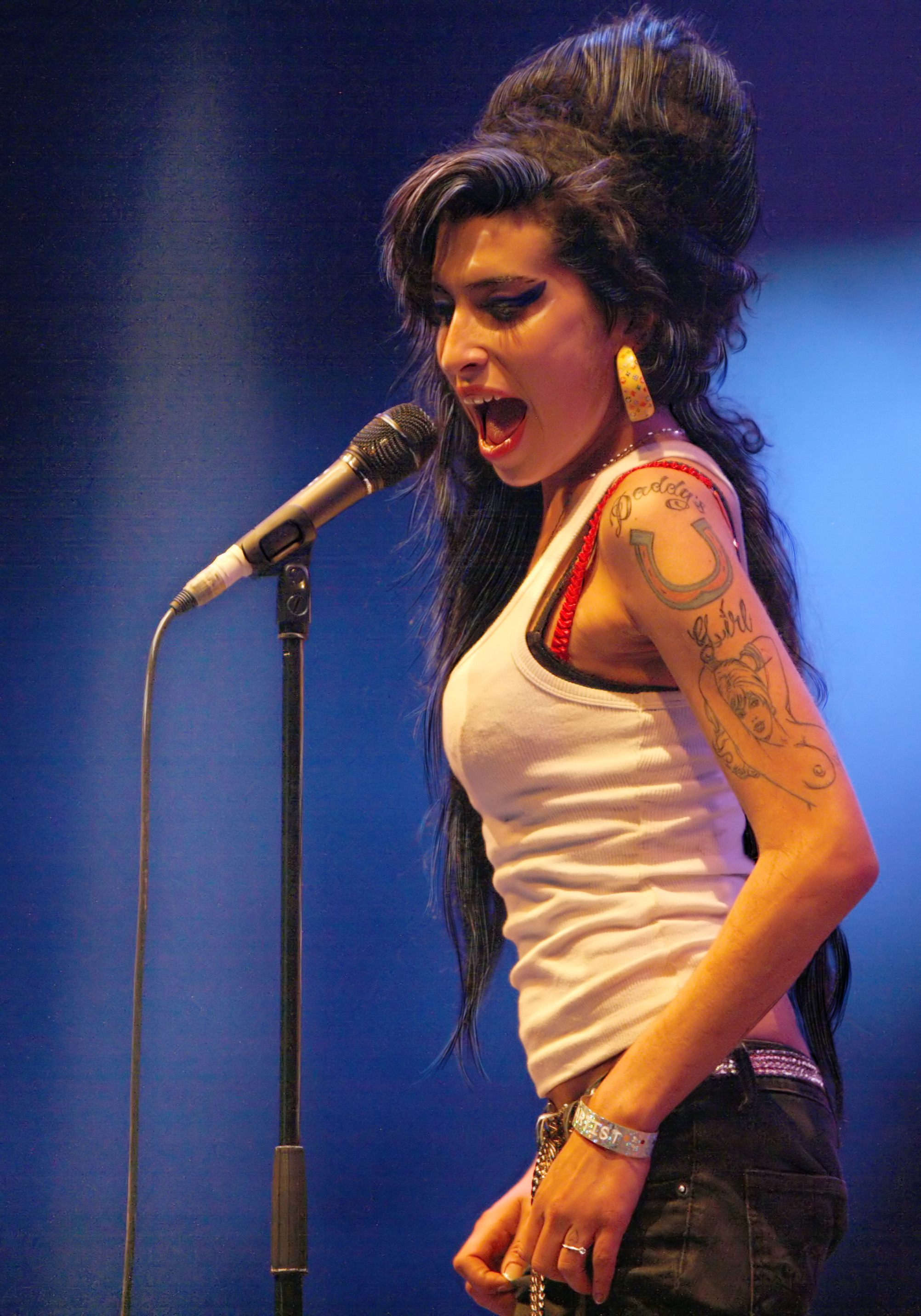 Amy Winehouse na Eurockéennes w 2007 roku